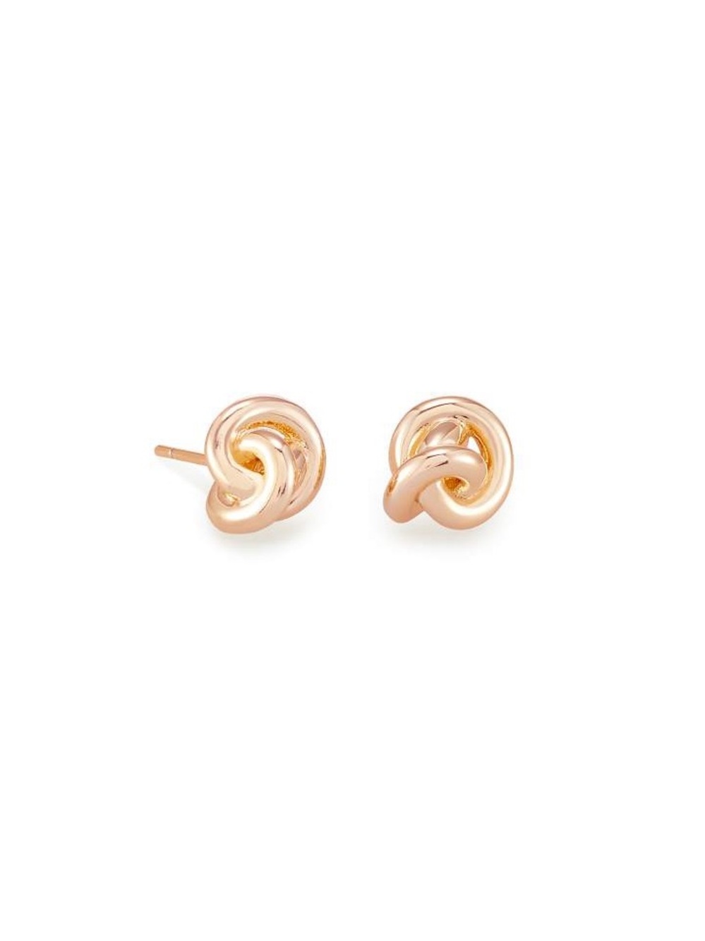 Kendra Scott Presleigh Love Knot Stud Earrings in Rose Gold